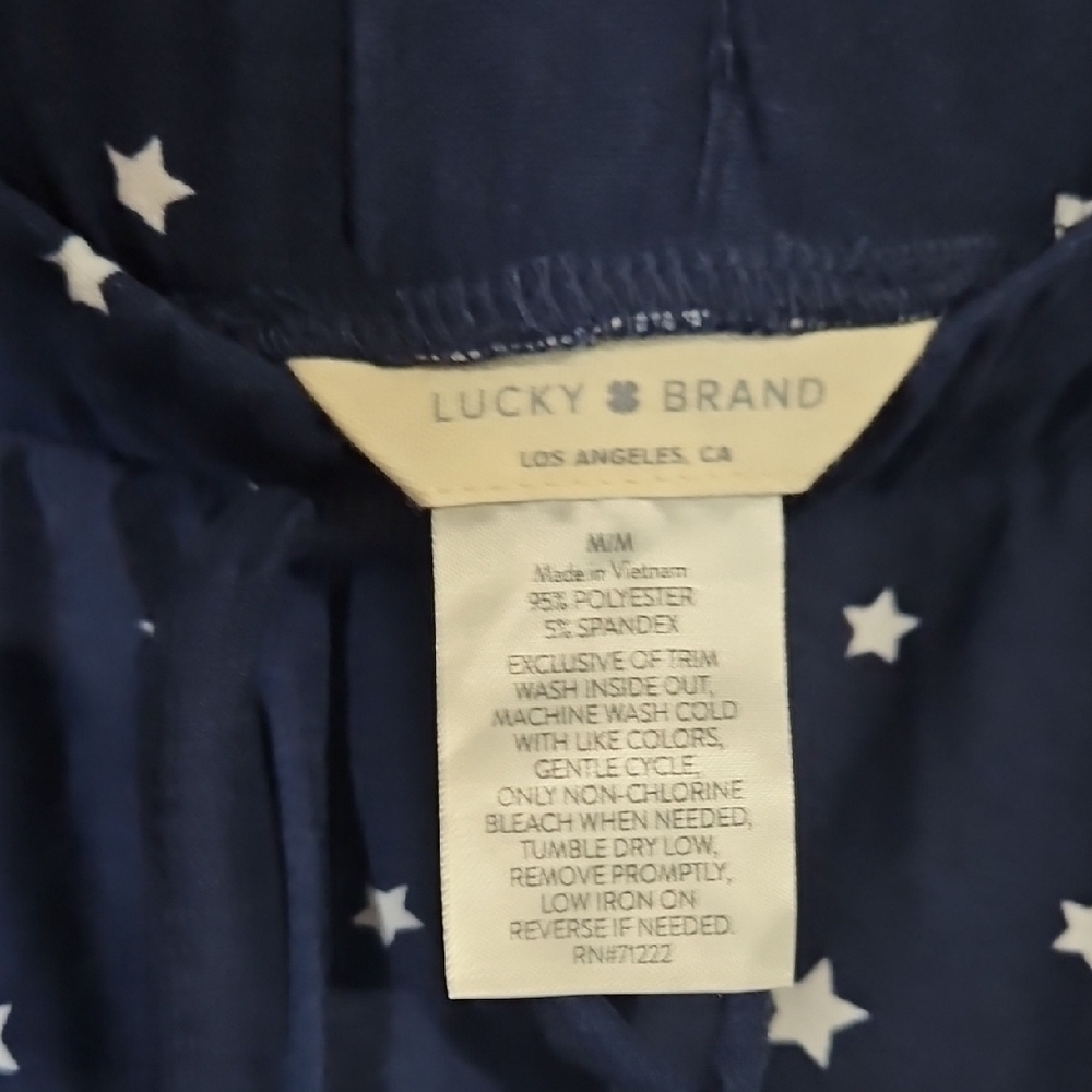 Lucky Brand Navy Star Pajama Pants - Picture 6 of 6